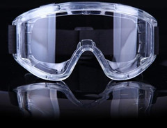 Protective glasses / face mask material